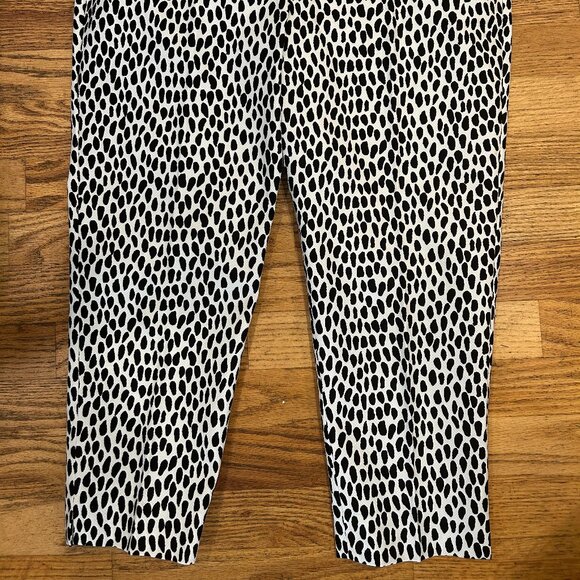 TALBOTS Black and White Capris - NWOT - Picture 3 of 4